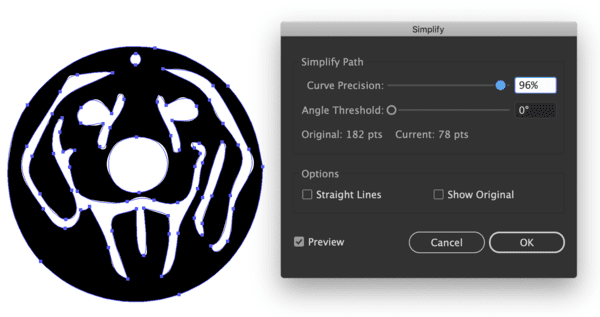 You can simplify paths in Illustrator to fix dense nodes.