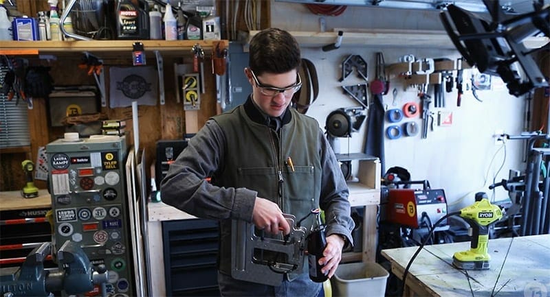 Tyler Bell's pneumatic bottle opener