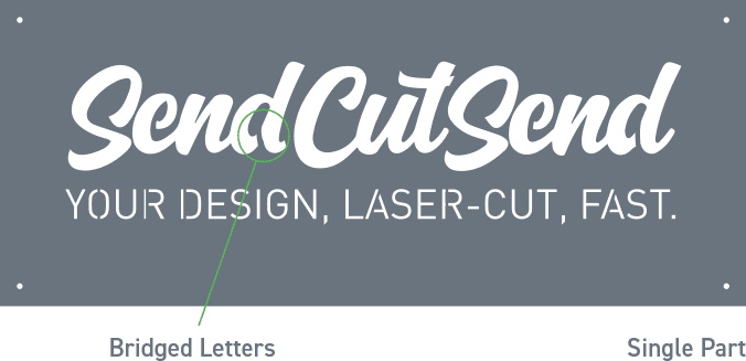 Our stencil style font package download is ideal for designs like these where the text will be cut out.
