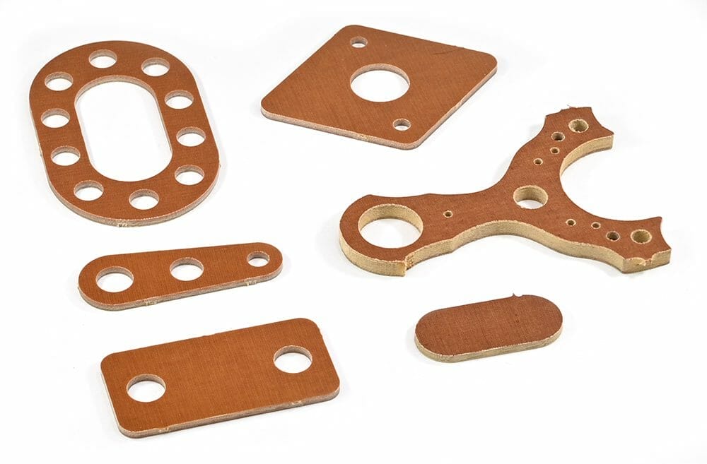 Waterjet cut LE Phenolic parts