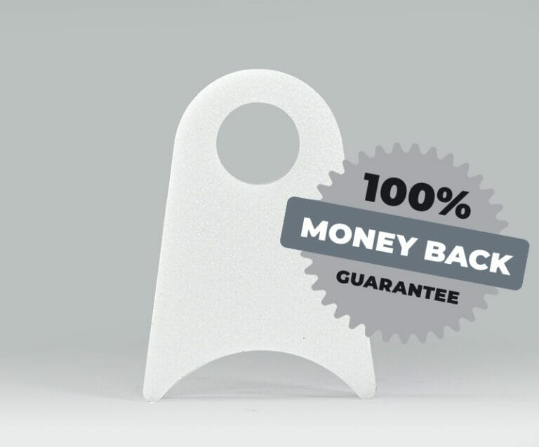 SendCutSend offers a money-back guarantee on custom CNC machined HDPE parts