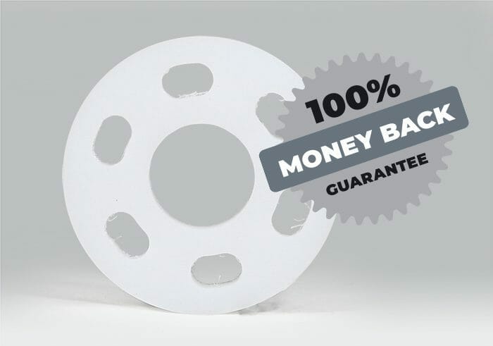SendCutSend offers a money-back guarantee on custom CNC cut UHMW