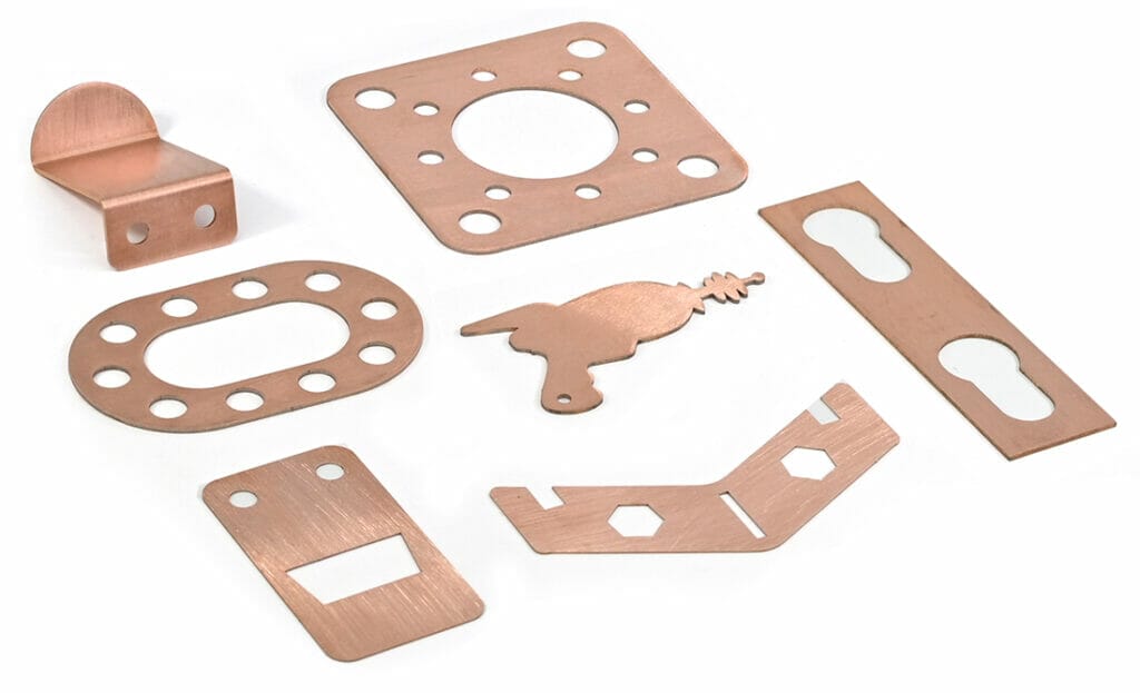 SendCutSend carries copper sheet metal for your custom cut parts
