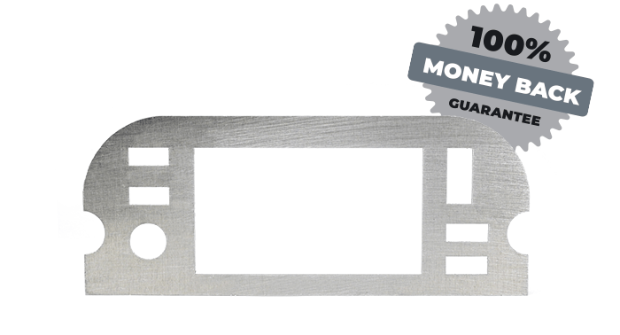 SendCutSend offers a money-back guarantee when you order your custom laser cut aluminum parts
