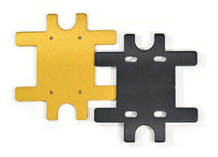 In addition to 6061 laser cutting, SendCutSend also offer anodizing