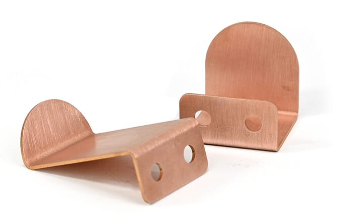 Laser cut and CNC bent parts from SendCutSend