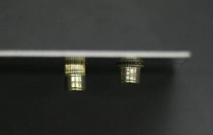 Threaded insert example