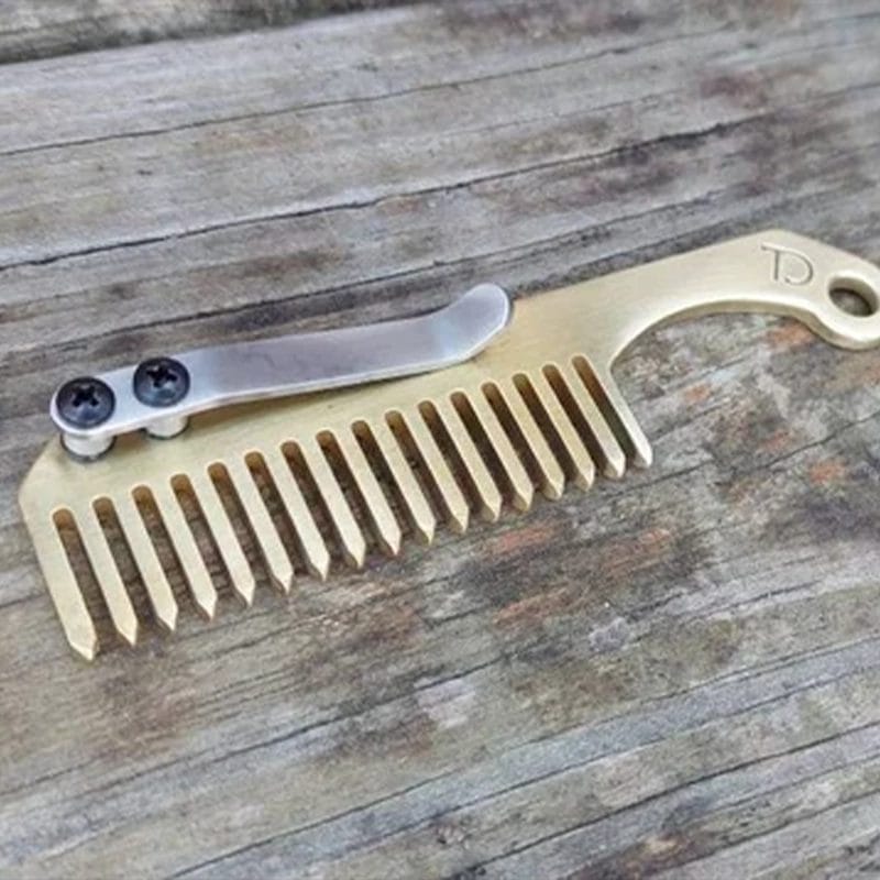 mini beard comb is the perfect laser cut gift
