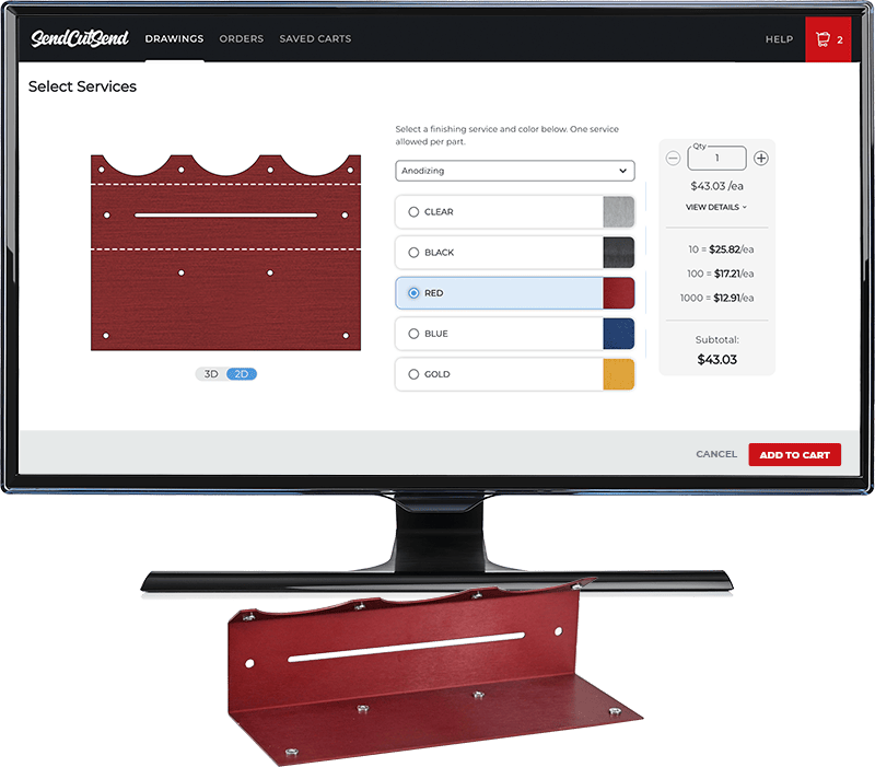 Online Anodizing services