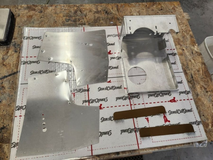 vacuum sealed sheet metal parts from SendCutSend