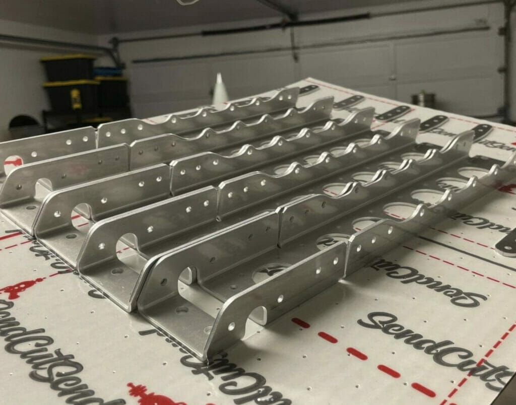 SendCutSend parts for the KegRocket