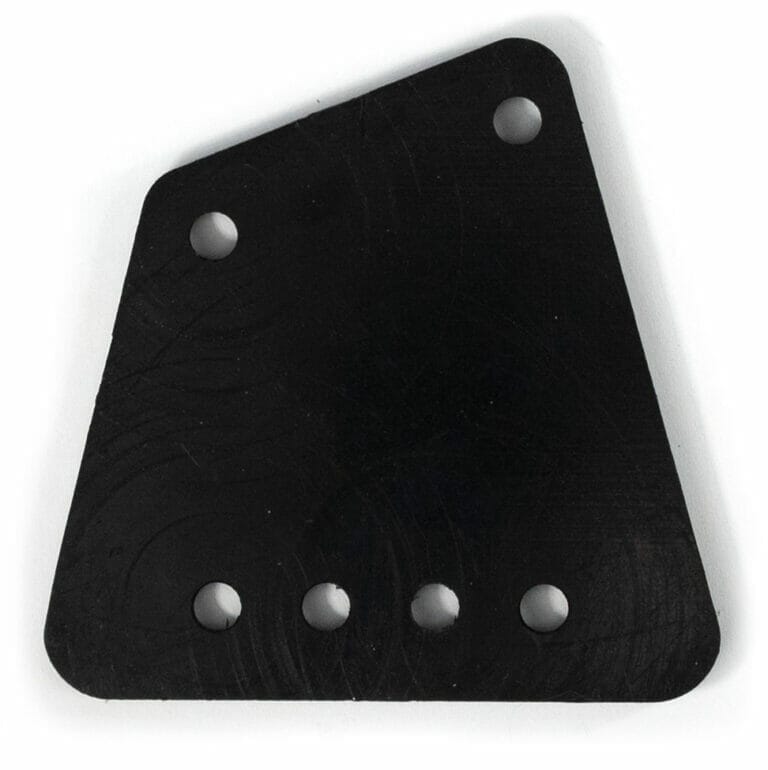 ABS plastic bottom side - smooth