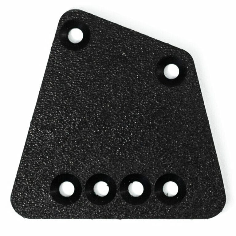 ABS plastic top side - textured