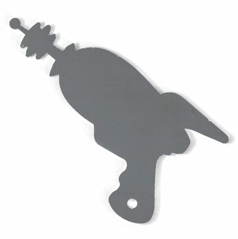 Mirrored acrylic bottom side (dull)