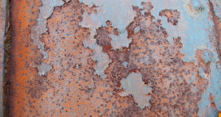 How To Paint Rusted Metal - A Touch of Color