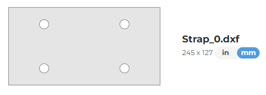 Check that your uploaded file's overall dimensions match your design in Fusion