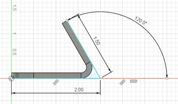 How to measure flange length on a 3D model