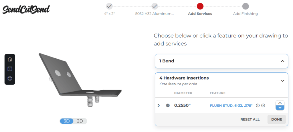 Since you dictate operation definitions during checkout, we don't need schematics or callouts to produce your parts.