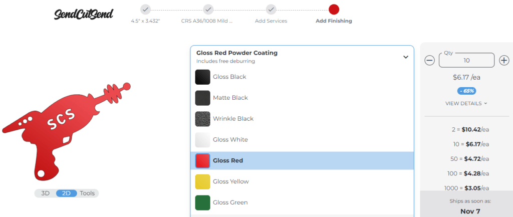 You can get a discount by increasing the part quantity of line items.