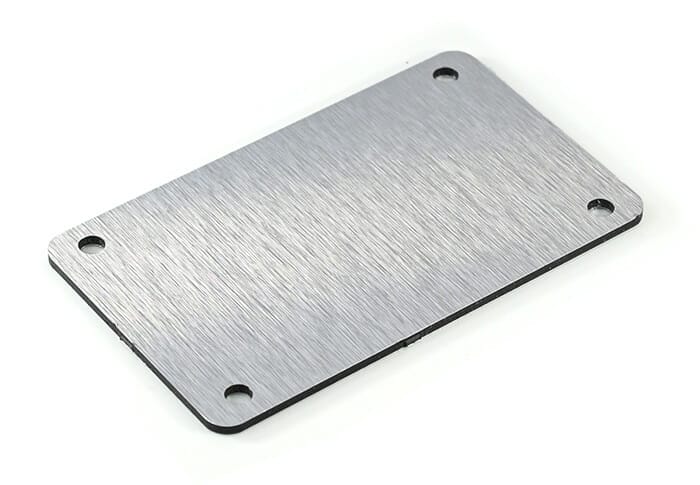 SendCutSend offers brushed ACM panel for CNC machining