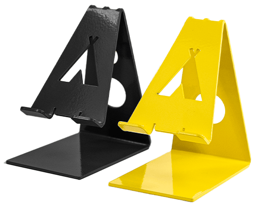 Scratches can't be seen on powder coated parts