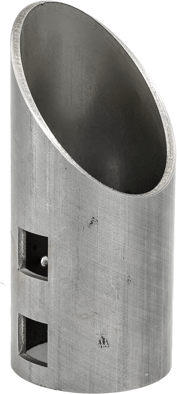 Round custom laser cut tube from SendCutSend