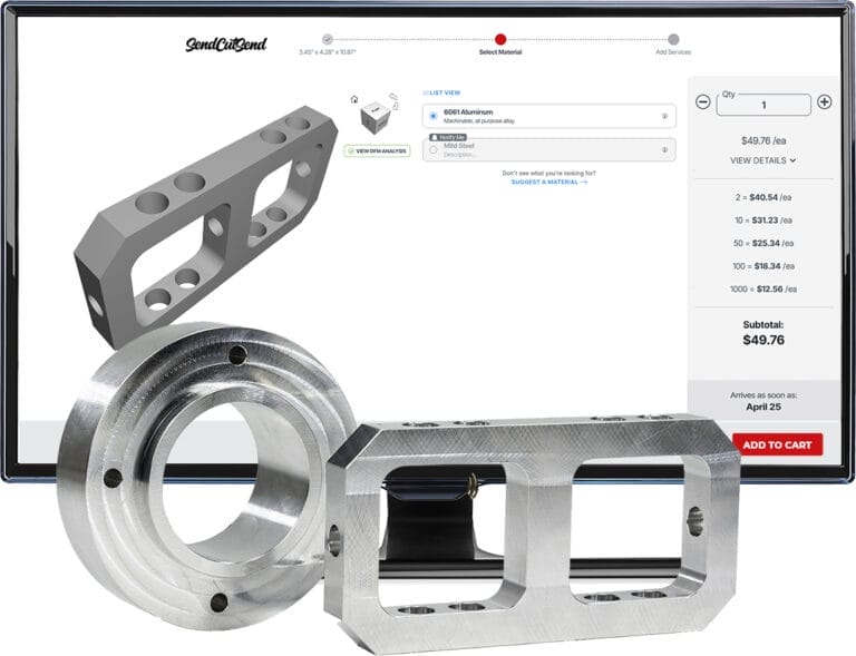 Easily order custom CNC machined parts online. Instant pricing in minutes