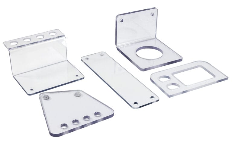 CNC routed polycarbonate parts from SendCutSend