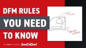SendCutSend Education video series: How to Design Parts That Pass DFM